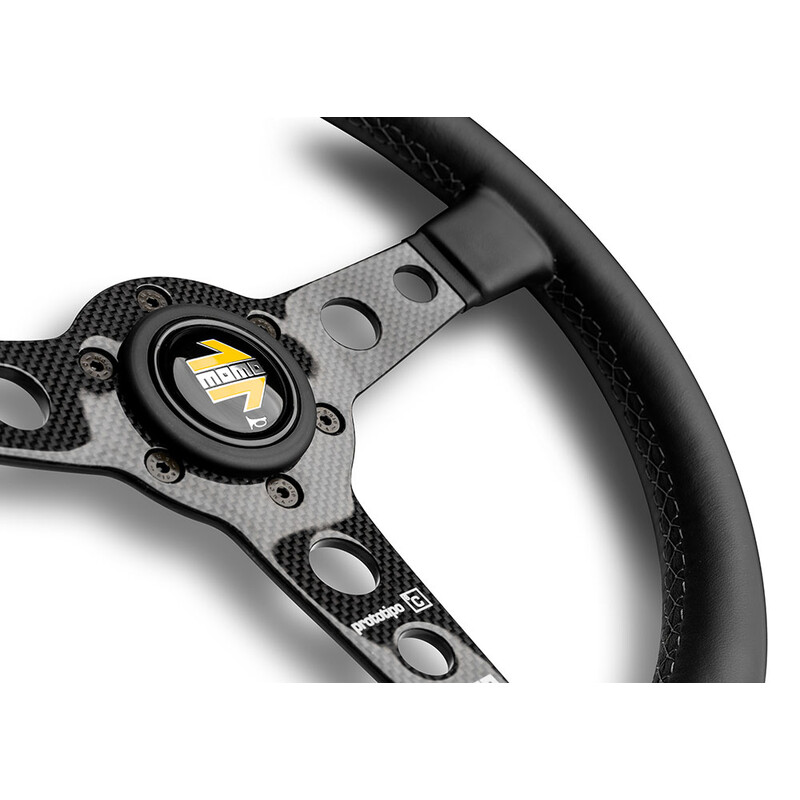 Volant Momo Prototipo Black Edition - 35 cm