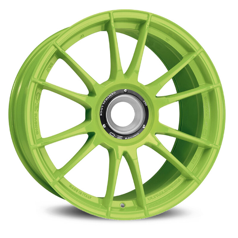OZ Ultraleggera HLT 19x8.5" Ecrou Central ET53, Vert Acide