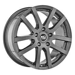 MSW 22 15x6" 5x100 ET38, Gris Anthracite