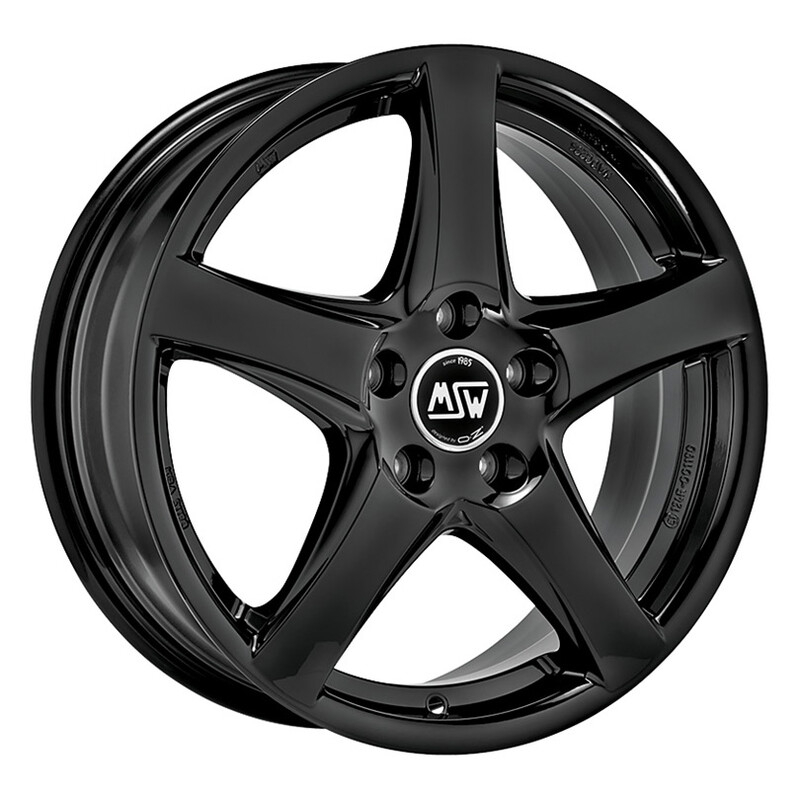 MSW 78 16x6.5" 5x112 ET41, Noir Brillant