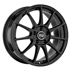 MSW 85 16x6.5" 4x108 ET25, Noir Brillant