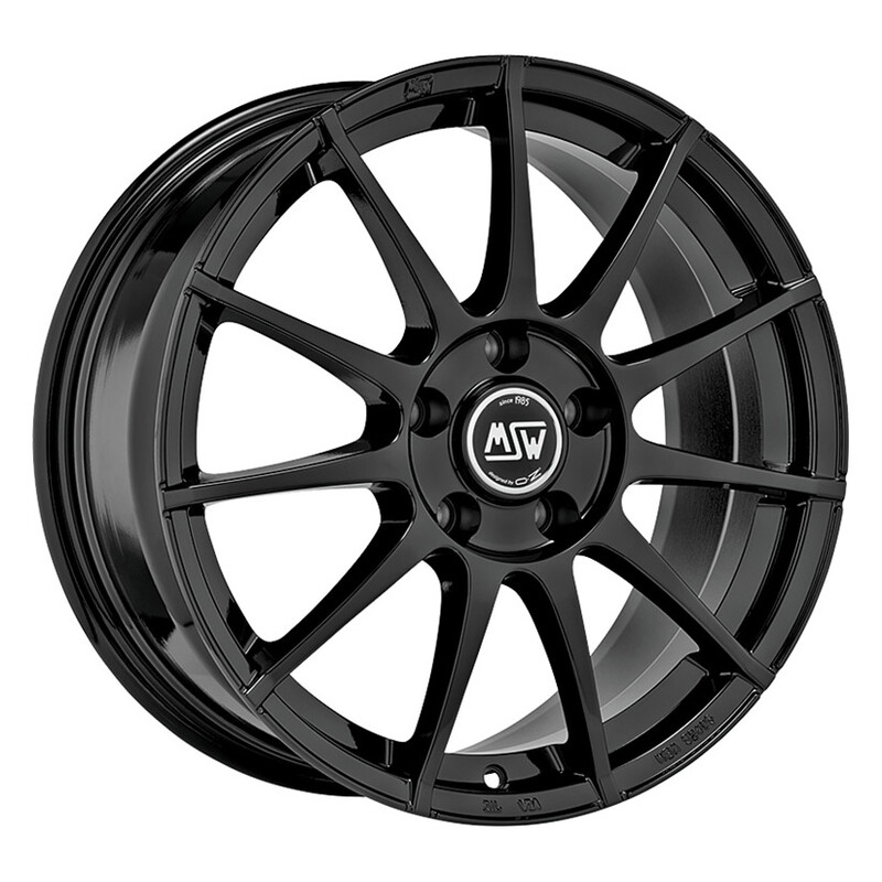 MSW 85 16x6.5" 4x108 ET25, Noir Brillant