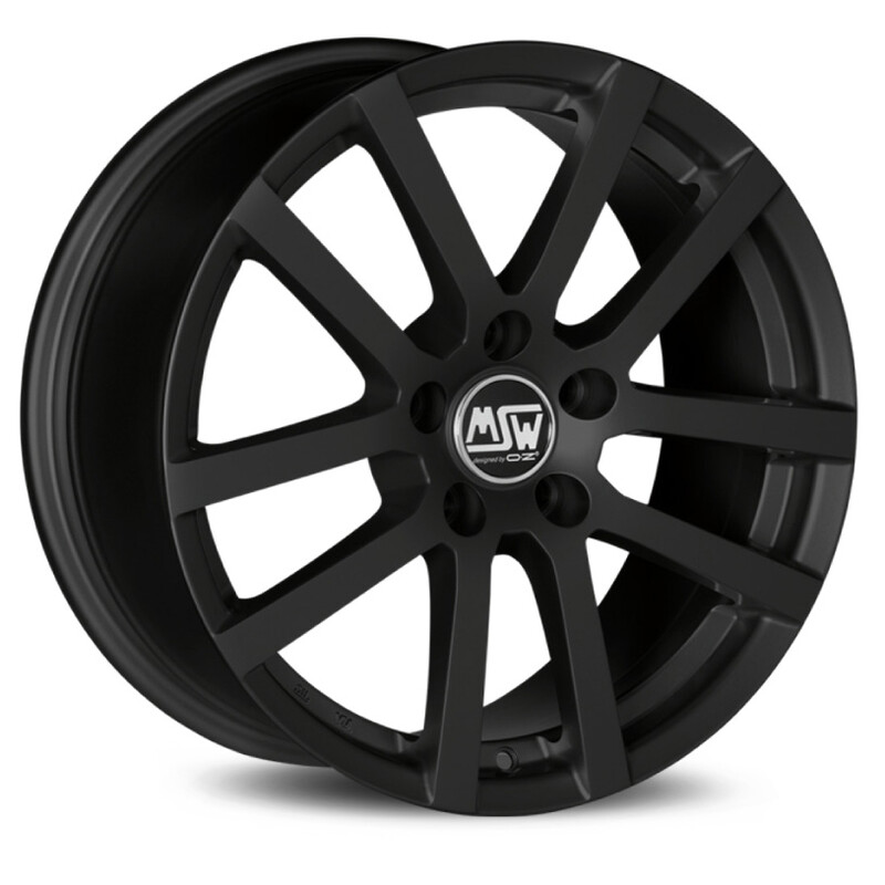 MSW 22 17x8" 5x112 ET45, Noir Mat