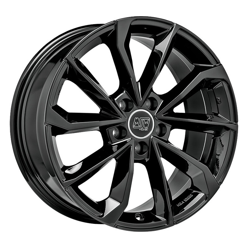 MSW 42 18x8" 5x110 ET35, Noir Brillant