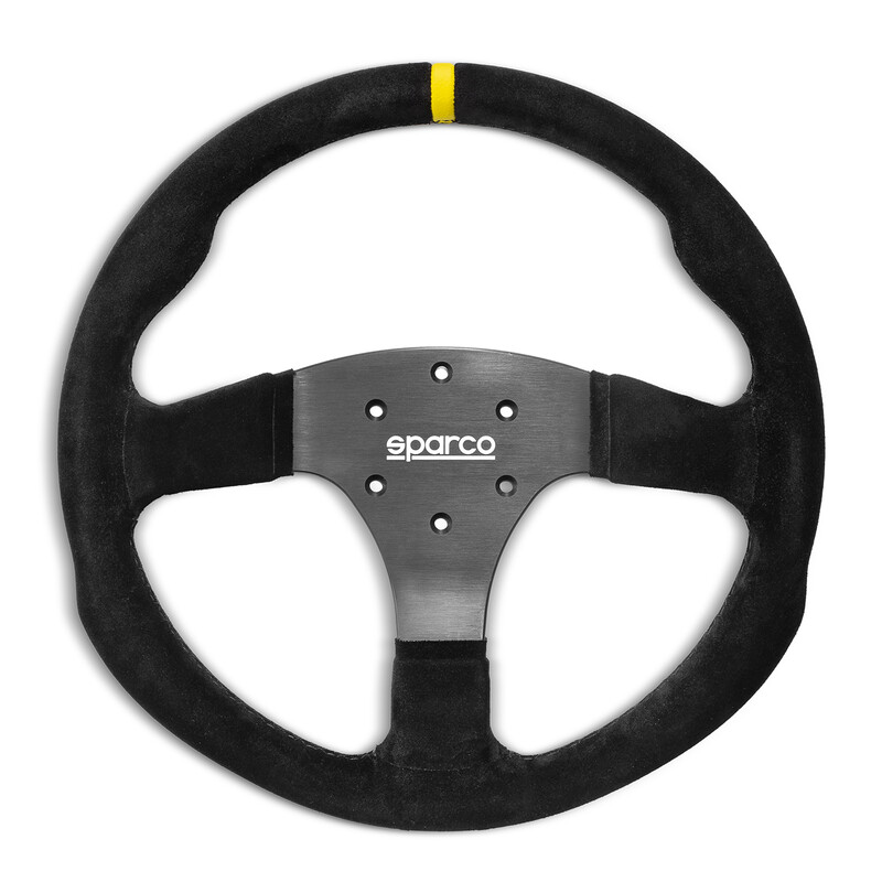 Volant Sparco R330, Plat, Cuir Retourné