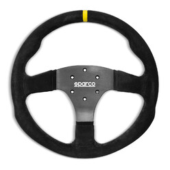 Volant Sparco R350, Plat, Cuir Retourné