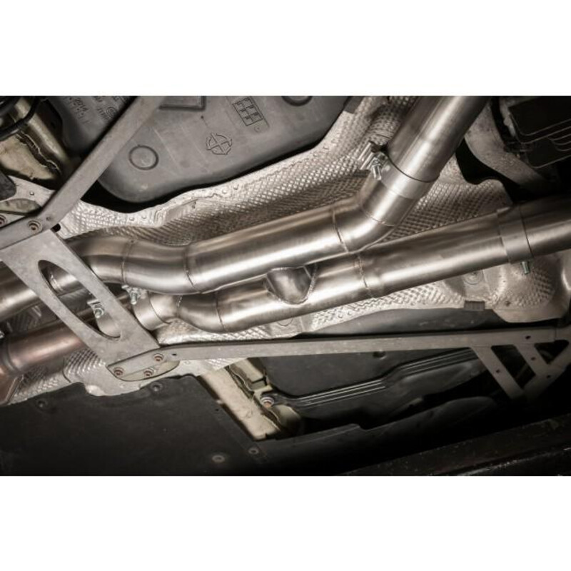 Ligne d'Echappement "Catback" Cobra pour BMW M3 F80 - Avec Valve (Ø3")