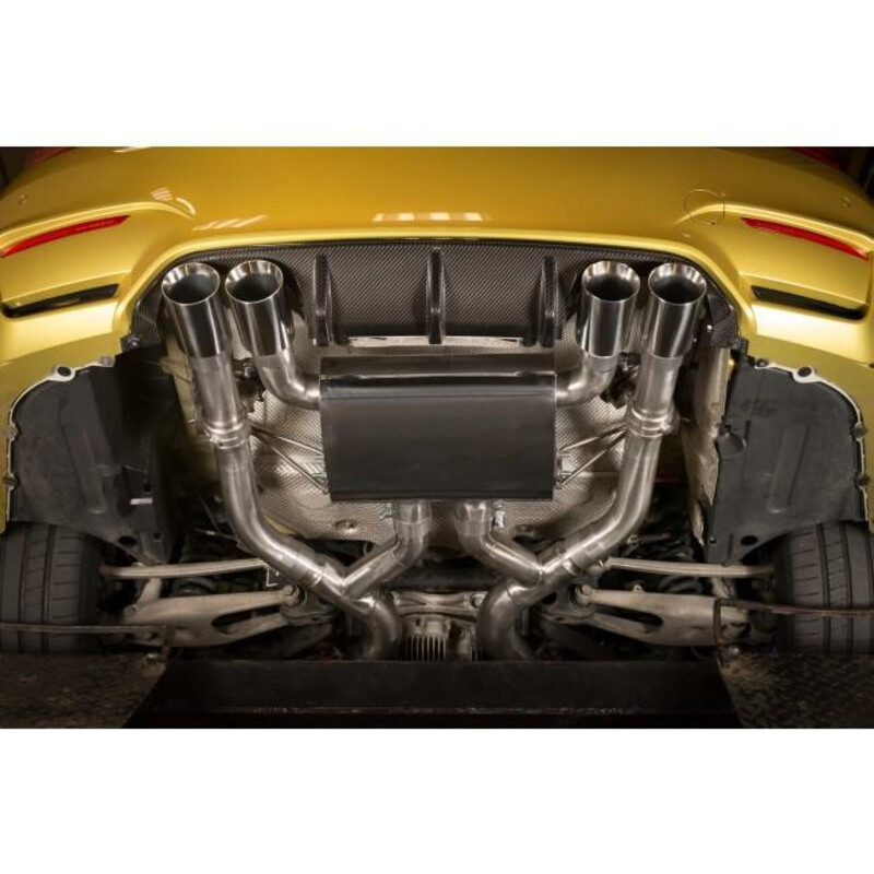 Ligne d'Echappement "Catback" Cobra pour BMW M3 F80 - Avec Valve (Ø3")