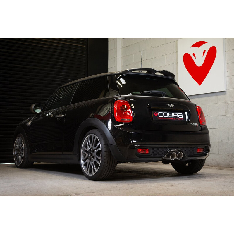 Ligne d'Echappement "Catback" Cobra pour Mini John Cooper Works F56 LCI Facelift Ø3" (2018+), avec Valve