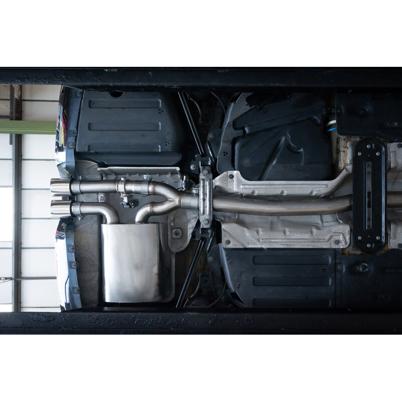 Ligne d'Echappement "Catback" Cobra pour Mini Cooper S F56 LCI Ø3" (14-18), avec Valve