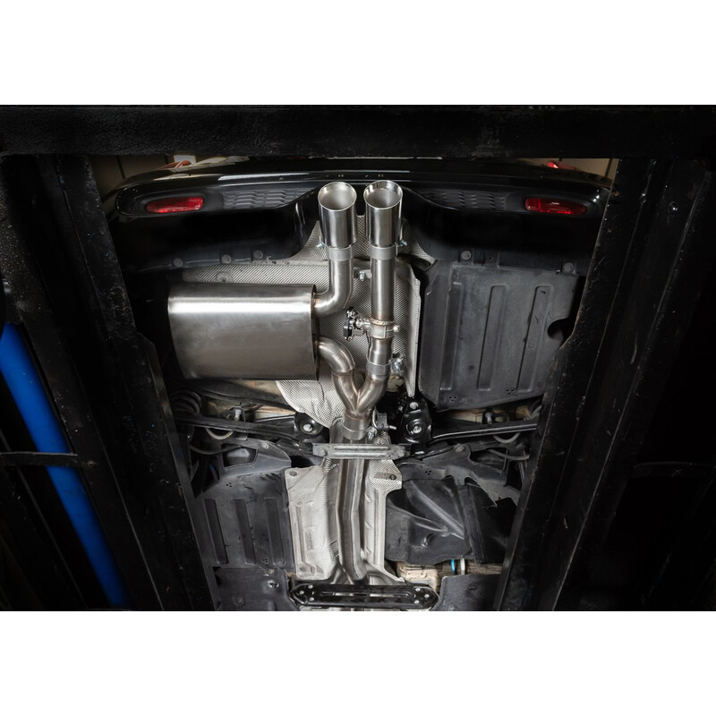 Ligne d'Echappement "Catback" Cobra pour Mini Cooper S F56 LCI Ø3" (14-18), avec Valve