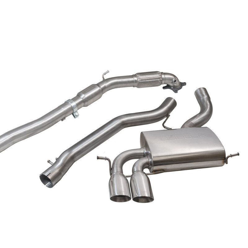 Ligne d'Echappement Complète "Turboback" Cobra pour Audi S3 8P (3 Portes, 03-13)