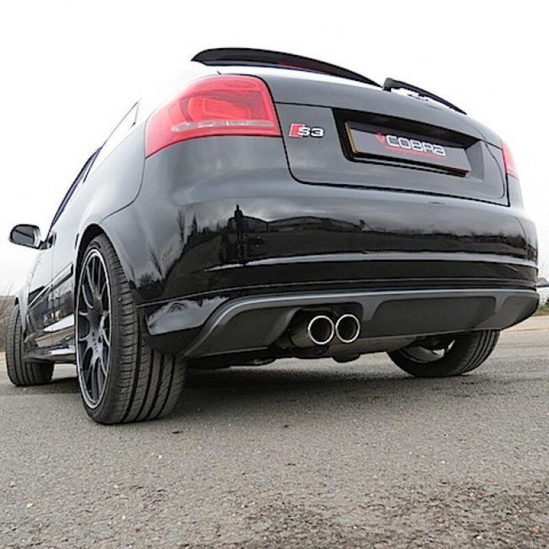 Ligne d'Echappement Complète "Turboback" Cobra pour Audi S3 8P (3 Portes, 03-13)