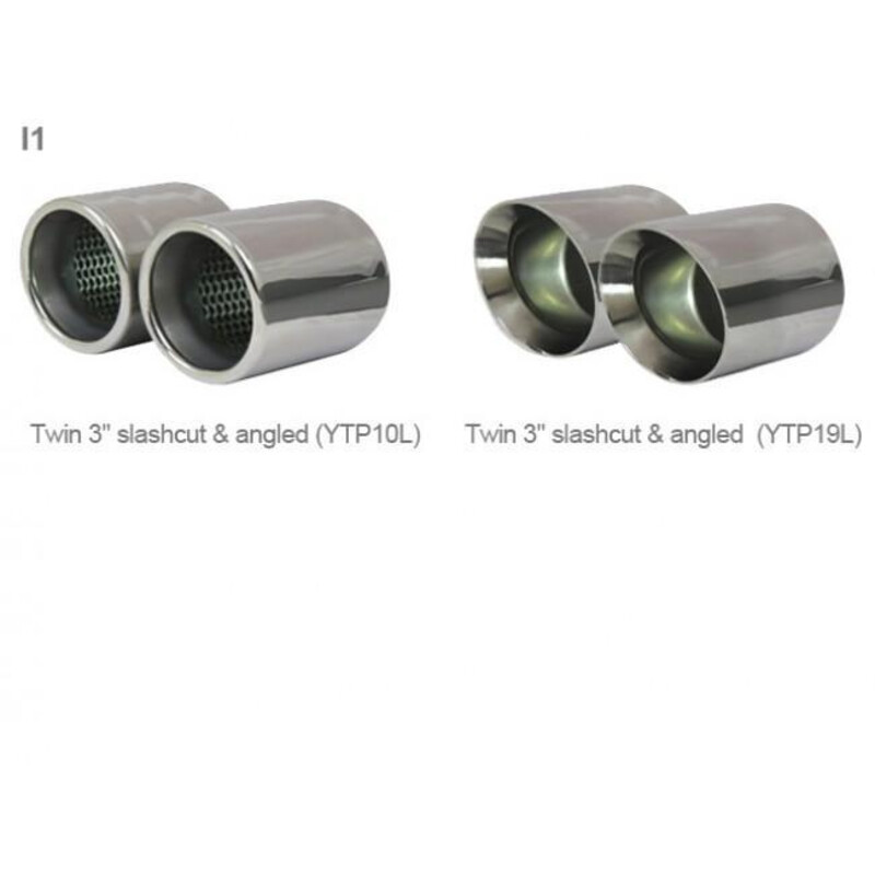 Ligne d'Echappement Complète "Turboback" Cobra pour Audi A3 8P 3 Portes, 2.0L TFSI, 2 Roues Motrices (03-12)