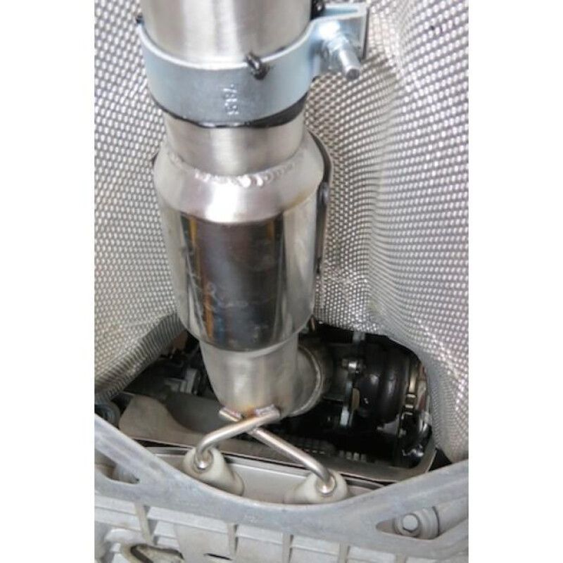 Ligne d'Echappement Complète "Turboback" Cobra pour Audi A3 8P 3 Portes, 2.0L TFSI, 2 Roues Motrices (03-12)