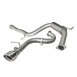 Ligne d'Echappement "Catback" Cobra pour Audi A3 8P 3 Portes, 2.0L TDI 170, 2 Roues Motrices (08-12)