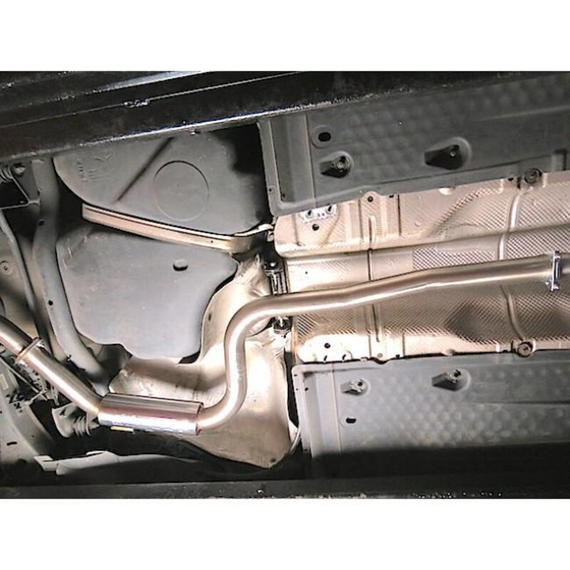 Ligne d'Echappement "Catback" Cobra pour Audi A3 8P Sportback, 2.0L TDI 170, 2 Roues Motrices (08-12)