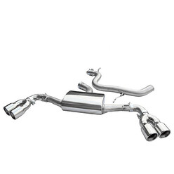 Ligne d'Echappement "Catback" Cobra pour Audi TT 8J 1.8 & 2.0L TFSI (2 Roues Motrices, 07-11)