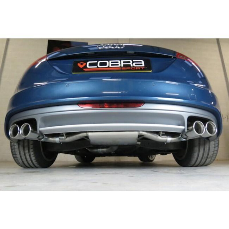 Ligne d'Echappement Complète "Turboback" Cobra pour Audi TT 8J 1.8 & 2.0L TFSI (2 Roues Motrices, 07-11)