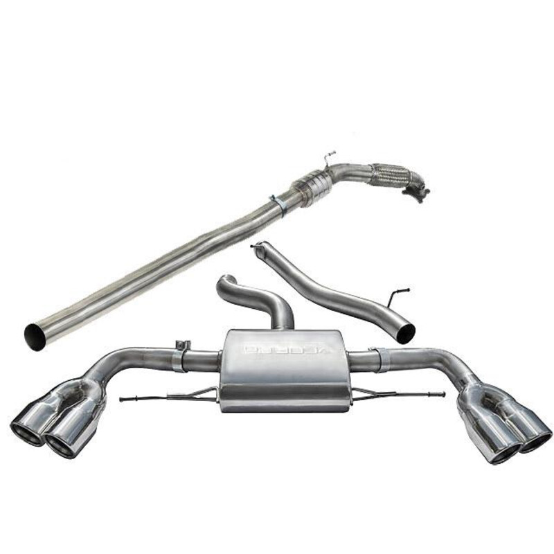 Ligne d'Echappement Complète "Turboback" Cobra pour Audi TTS 8J (Quattro, 08-14)