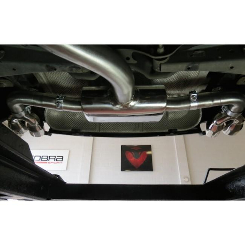 Ligne d'Echappement Complète "Turboback" Cobra pour Audi TTS 8J (Quattro, 08-14)