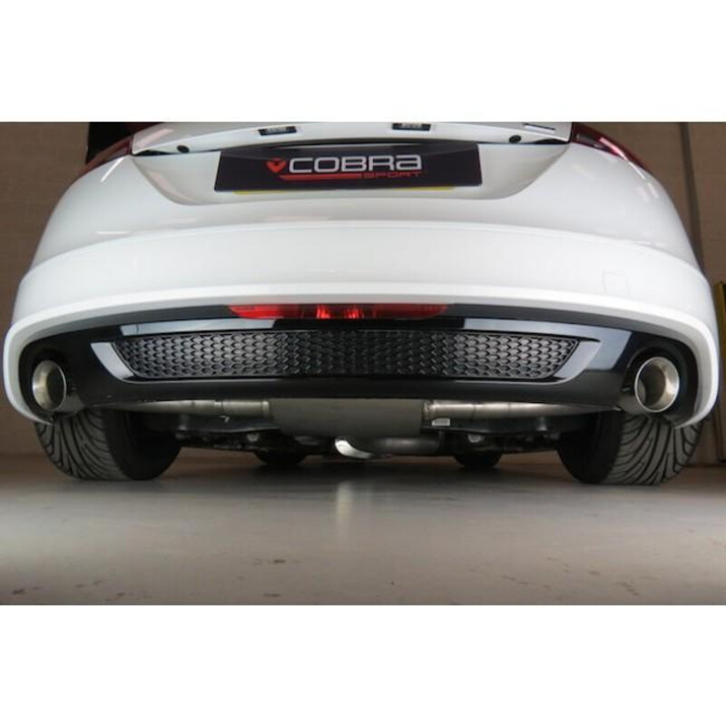 Ligne d'Echappement Complète "Turboback" Cobra pour Audi TT 8J 1.8 & 2.0L TFSI (2 Roues Motrices, 11-14)