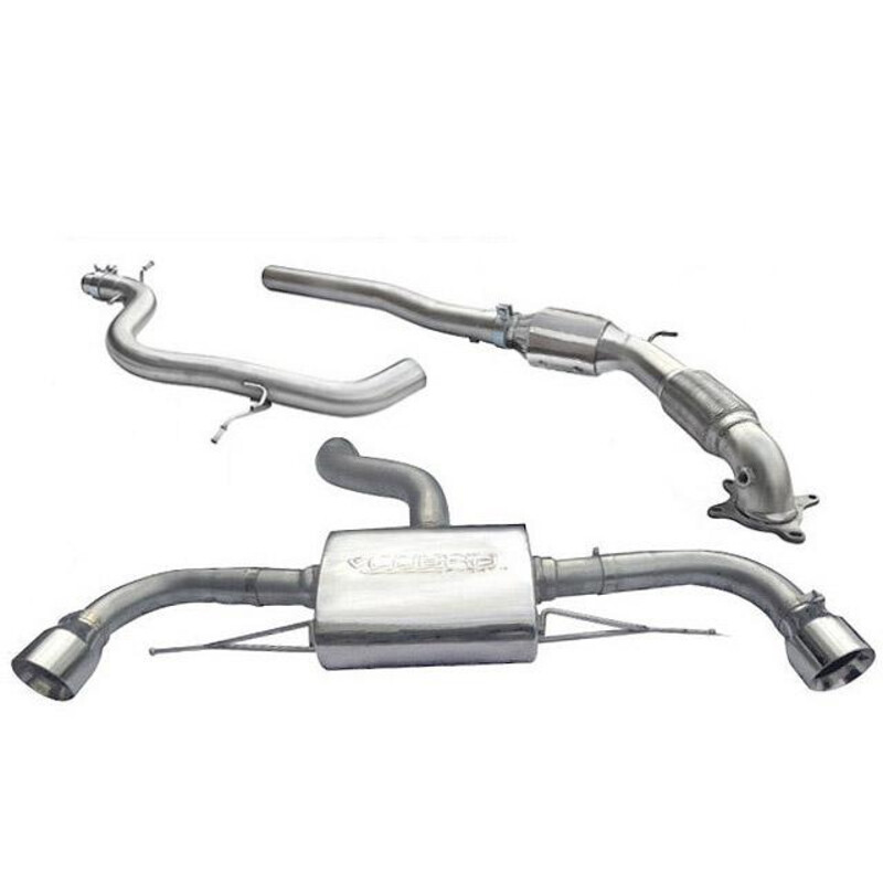 Ligne d'Echappement Complète "Turboback" Cobra pour Audi TT 8J 1.8 & 2.0L TFSI (2 Roues Motrices, 11-14)