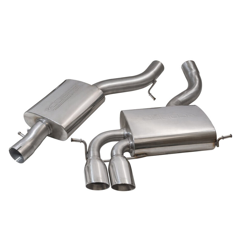 Ligne d'Echappement "Catback" Cobra pour Audi A3 8P 3.2L V6 Quattro (03-12)
