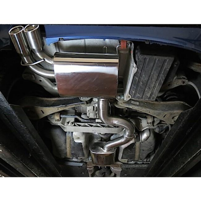 Ligne d'Echappement "Catback" Cobra pour Audi A3 8P 3.2L V6 Quattro (03-12)