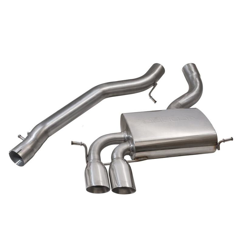 Ligne d'Echappement "Catback" Cobra pour Audi A3 8P 3.2L V6 Quattro (03-12)