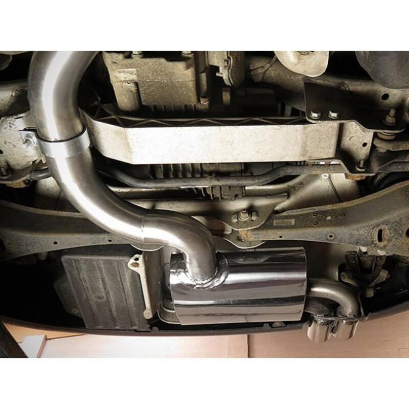 Ligne d'Echappement "Catback" Cobra pour Audi A3 8P 3 Portes, Quattro, 2.0L TFSI (03-12)