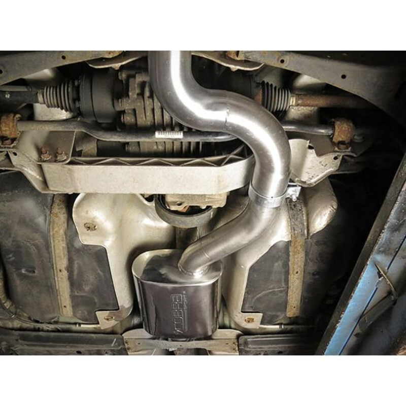 Ligne d'Echappement "Catback" Cobra pour Audi A3 8P 3 Portes, Quattro, 2.0L TFSI (03-12)