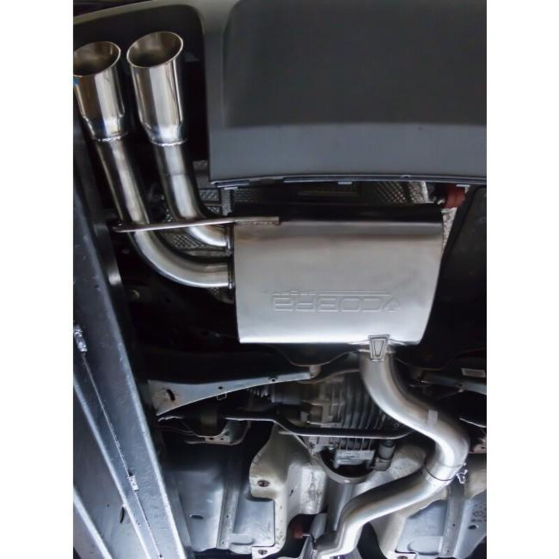 Ligne d'Echappement Complète "Turboback" Cobra pour Audi S3 8P (Sportback, 03-13)
