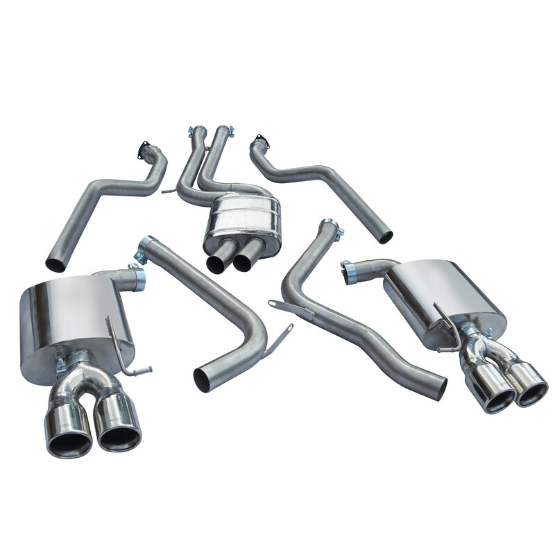Ligne d'Echappement "Catback" Cobra pour Audi S5 B8 3.0L TFSI (07-16)