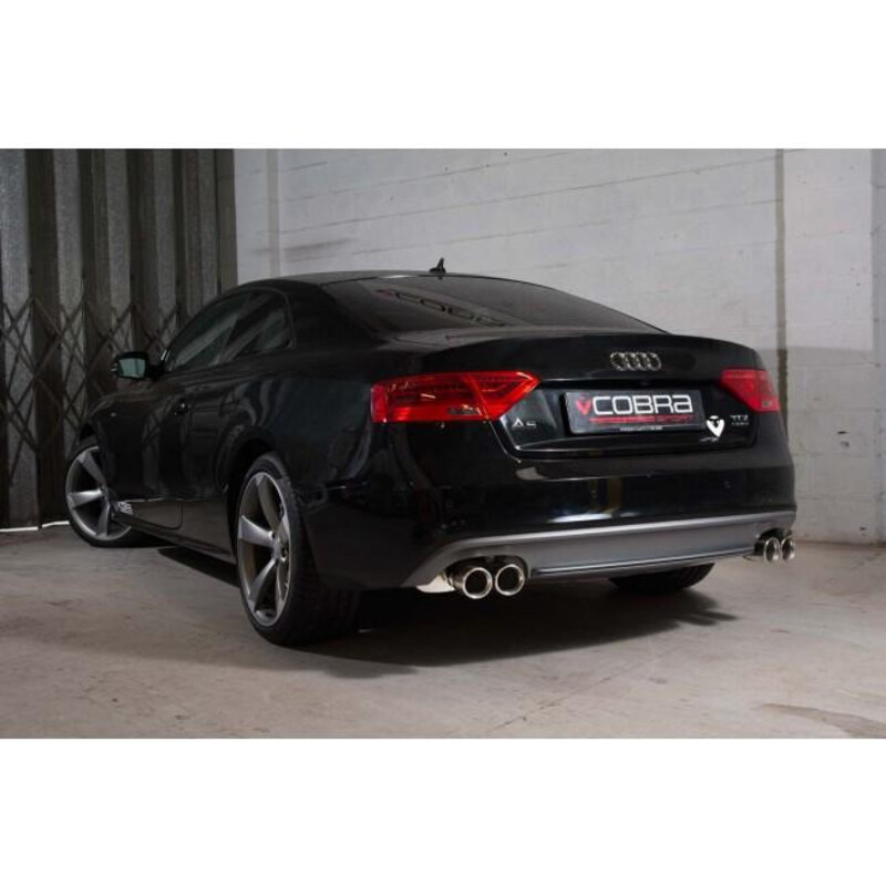 Silencieux Double Sorties "Style S5" Cobra pour Audi A5 2.0L TDI Coupé S-Line (07-16)