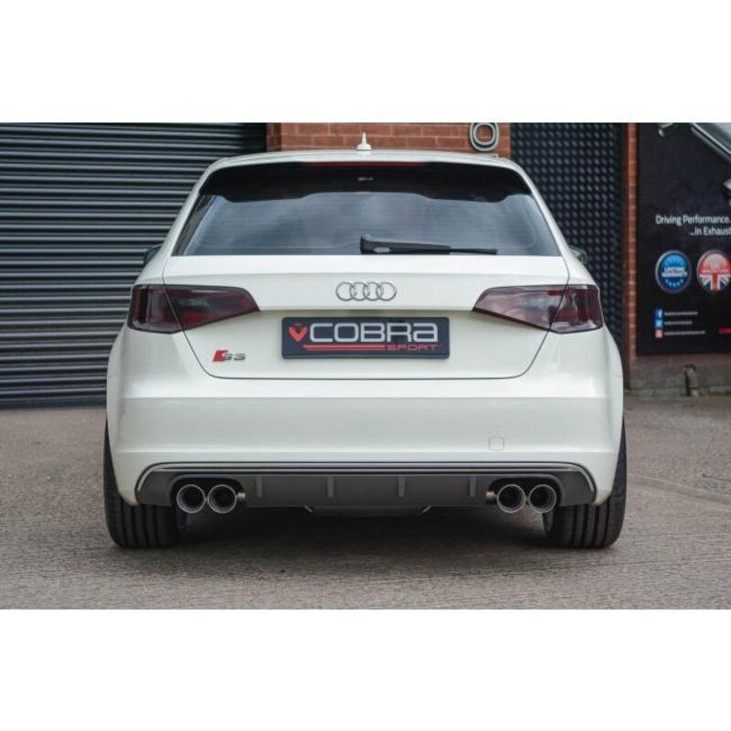 Ligne d'Echappement Complète "Turboback" Cobra pour Audi S3 8V Sportback (12-20)
