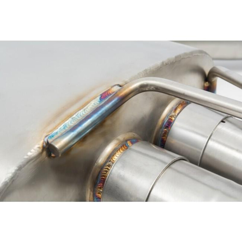 Ligne d'Echappement "Catback" Cobra pour Audi S3 8V Berline (12-20) - Avec Valve