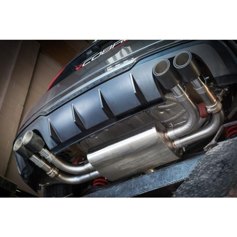Ligne d'Echappement "Catback" Cobra pour Audi S3 8V Berline (12-20) - Avec Valve