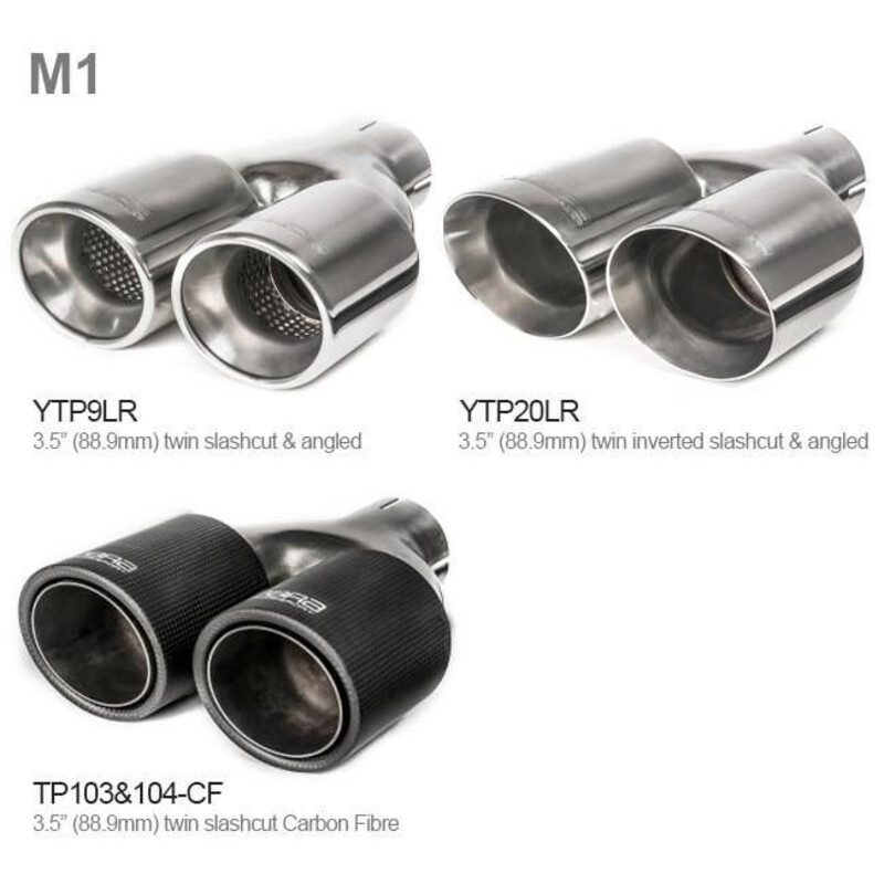 Ligne d'Echappement "Catback" Cobra pour BMW M2 F87 - Avec Valve (Ø3")