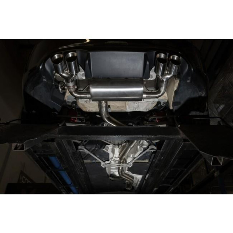 Ligne d'Echappement "Catback" Cobra pour BMW M2 F87 - Avec Valve (Ø3")