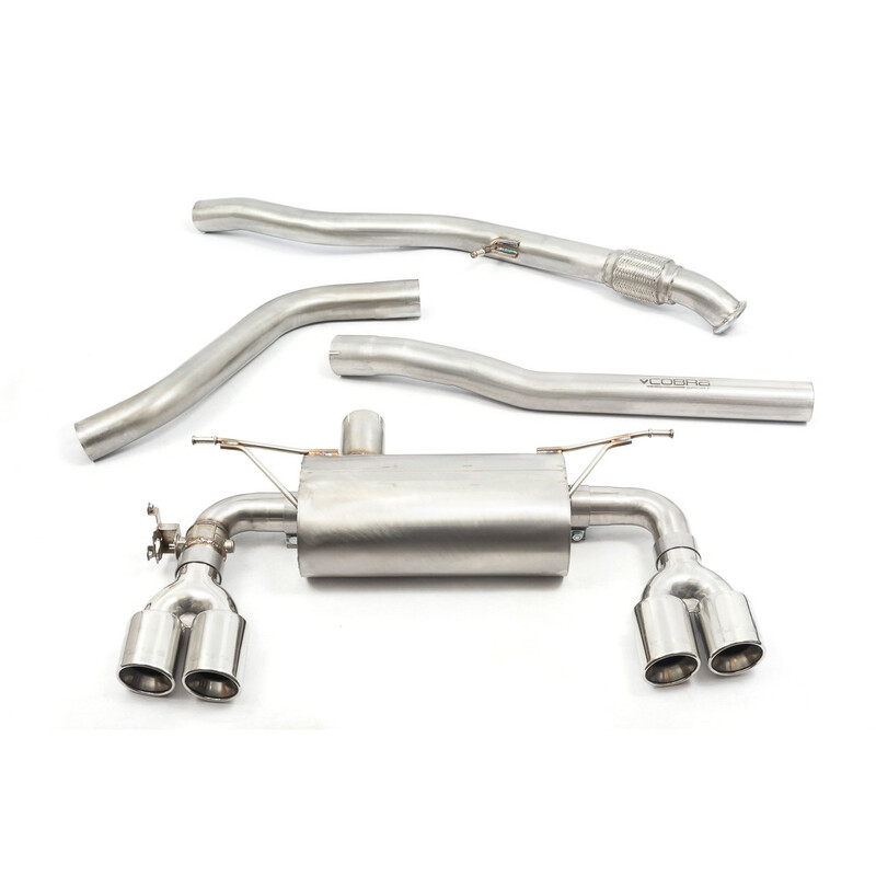 Ligne d'Echappement "Catback" Cobra pour BMW M2 F87 - Avec Valve (Ø3")
