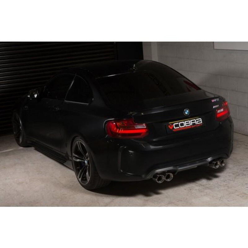 Ligne d'Echappement "Catback" Cobra pour BMW M2 F87 - Avec Valve (Ø3")
