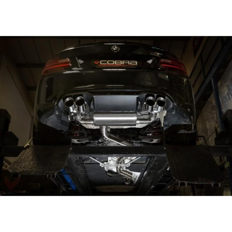 Ligne d'Echappement "Catback" Cobra pour BMW M2 F87 - Avec Valve (Ø3")