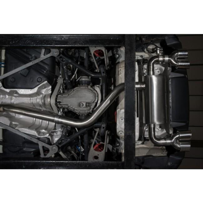 Ligne d'Echappement "Catback" Cobra pour BMW M2 F87 - Avec Valve (Ø3")