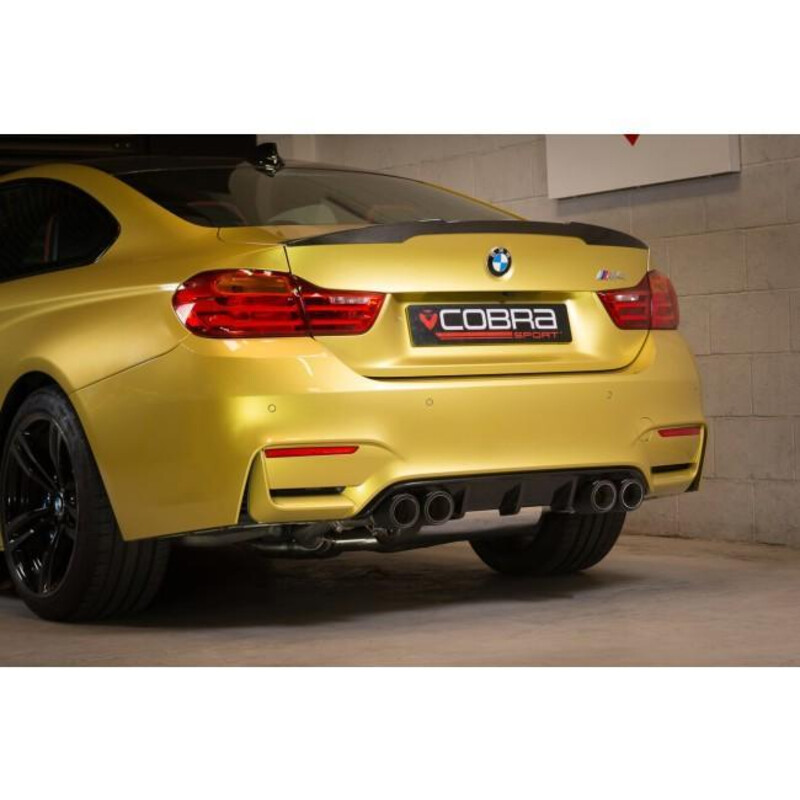 Ligne d'Echappement "Catback" Cobra pour BMW M4 F82 - Avec Valve (Ø3")