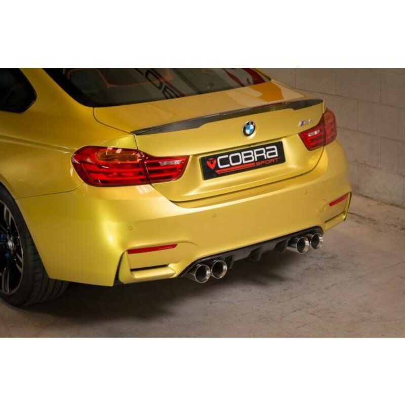Ligne d'Echappement "Catback" Cobra pour BMW M4 F82 - Avec Valve (Ø3")