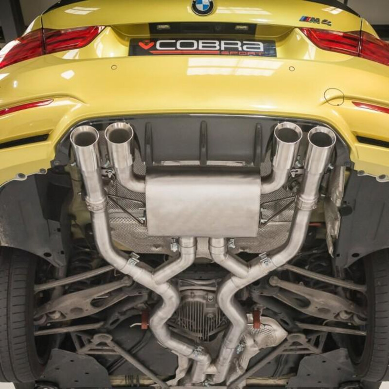 Ligne d'Echappement "Catback" Cobra pour BMW M4 F82 - Avec Valve (Ø3")