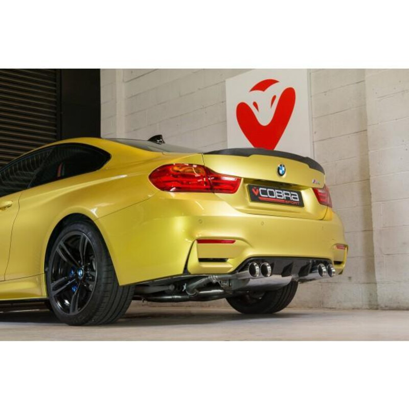 Ligne d'Echappement Complète "Turboback" Cobra pour BMW M4 F82 - Avec Valve (Ø3")