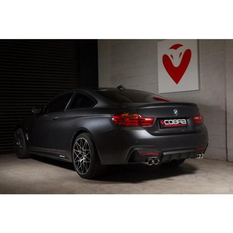 Silencieux "Style M4" Cobra pour BMW 435d F32, F33 & F36 (13-20)