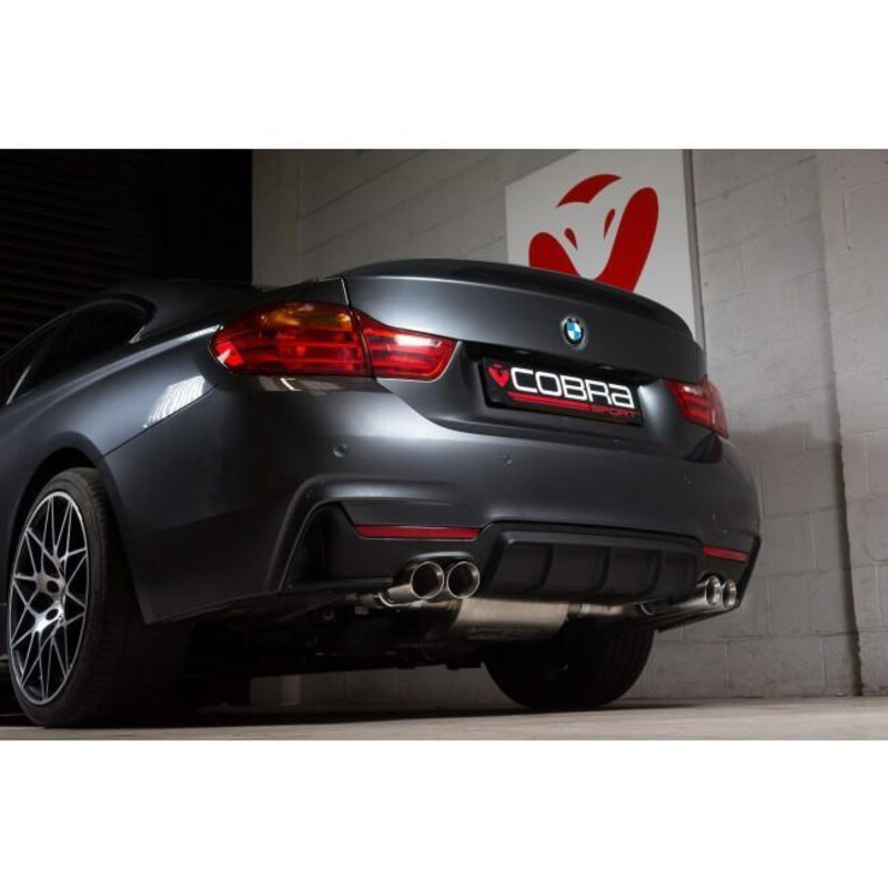 Silencieux "Style M4" Cobra pour BMW 435d F32, F33 & F36 (13-20)